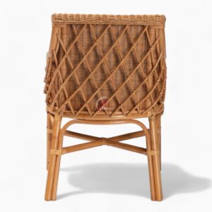 Brown Wicker Rattan Lounge Chair