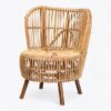 Rattan Accent Lounge Chair