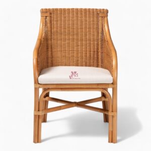 Brown Wicker Rattan Lounge Chair