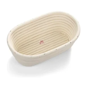 Off-White Ellipse Bread Proofing Basket