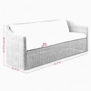 Modern Rattan Sofa
