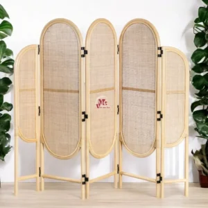 Vintage Rattan Room Divider