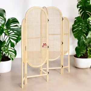 Vintage Rattan Room Divider