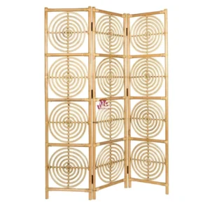 Modern Rattan Room Divider