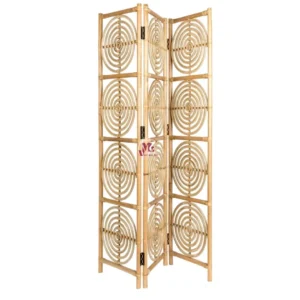 Modern Rattan Room Divider
