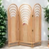 Wicker Rattan Room Divider