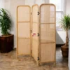 Rattan Room Divider Screen