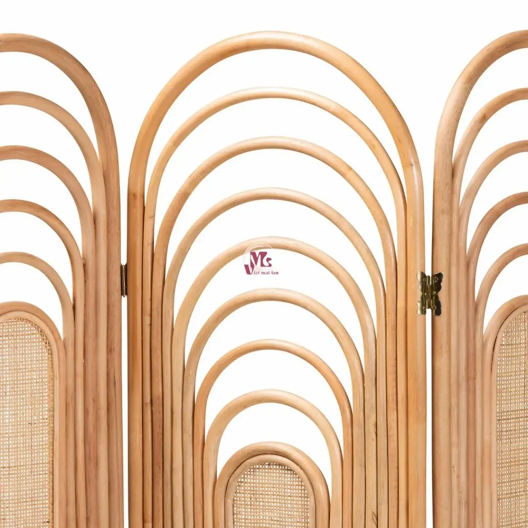 Wicker Rattan Room Divider