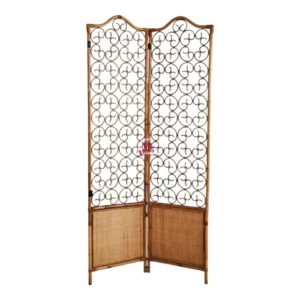 Bohemian Rattan Room Divider Screen