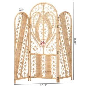 Handmade Rattan Room Divider