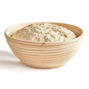 Round Bread Proofing Basket with liner, D30 H9 cm