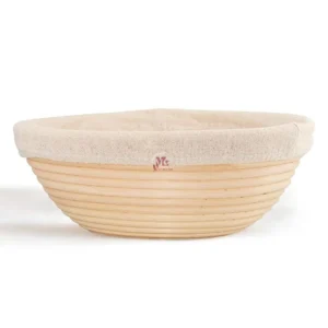 Round Bread Proofing Basket with liner, D30 H9 cm