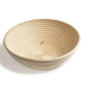 Round Bread Proofing Basket with liner, D30 H9 cm