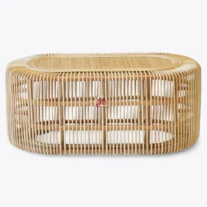 Wicker Oval Rattan Table