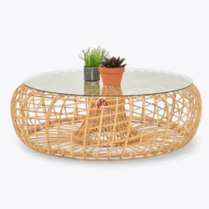 Wicker Round Coffee Table