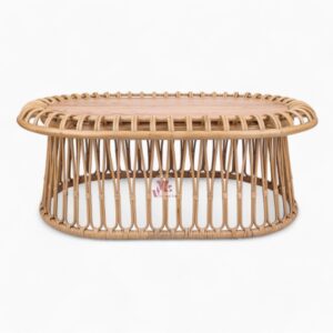 Oval Rattan Coffee Table