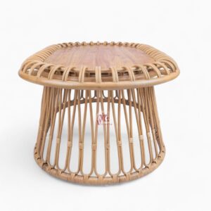 Oval Rattan Coffee Table