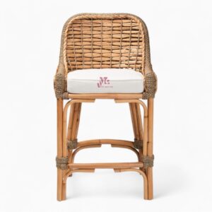 Woven Seagrass Bar Chair