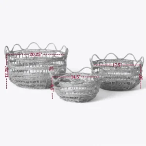 Natural Round Rattan Basket