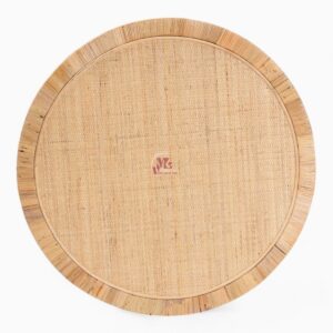 Large Woven Rattan Coffee Table