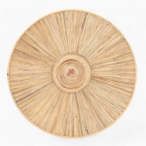 Vintage Wicker Rattan Coffee Table