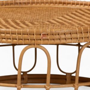 Rustic Rattan Coffee Table