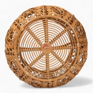 Modern Brown Rattan Coffee Table