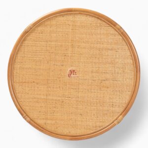 Rustic Brown Rattan Coffee Table