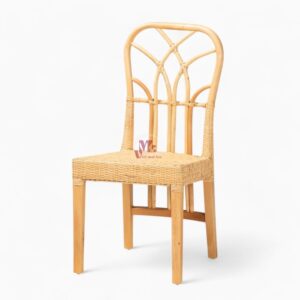 Indoor High Back Rattan Dining Chair