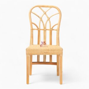 Indoor High Back Rattan Dining Chair