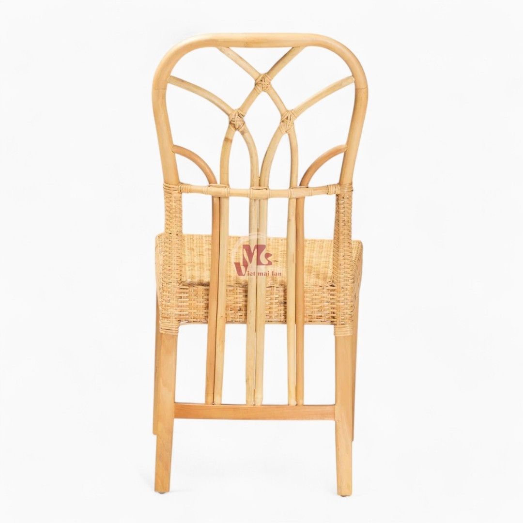 Indoor High Back Rattan Dining Chair