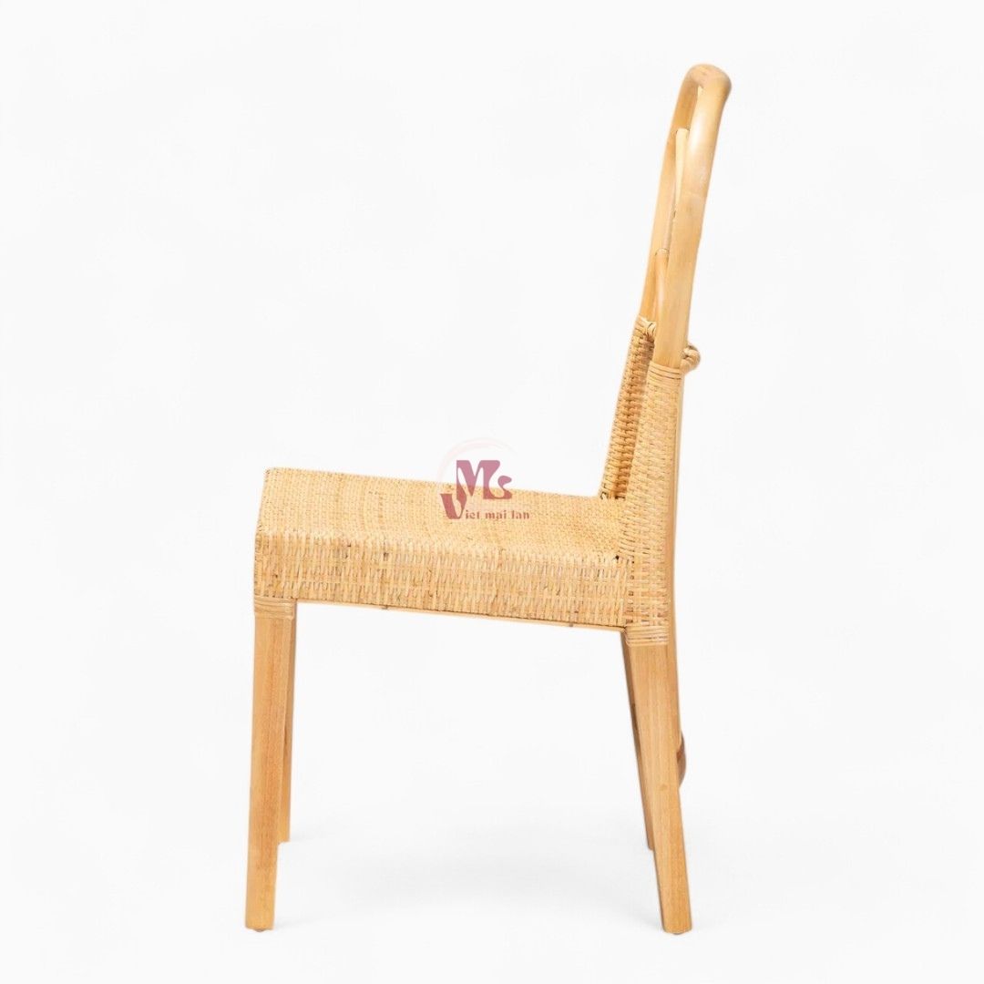 Indoor High Back Rattan Dining Chair