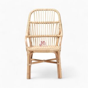 Indoor Rattan Dining Chair With Armrests