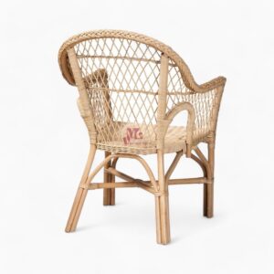 Rattan Chair with Arms for Dining Room