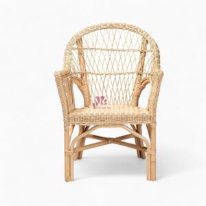Rattan Chair with Arms for Dining Room