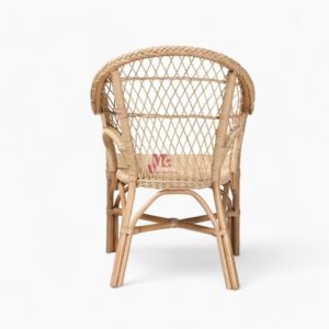 Rattan Chair with Arms for Dining Room