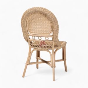 Indoor Woven Rattan Dining Chair