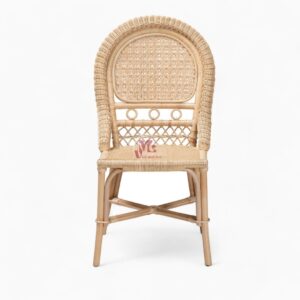 Indoor Woven Rattan Dining Chair