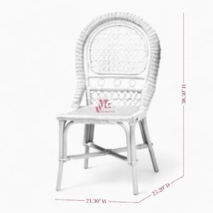 Indoor Woven Rattan Dining Chair