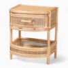 Modern Wicker Rattan Nightstand