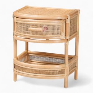 Modern Wicker Rattan Nightstand