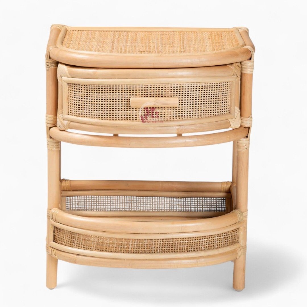 Modern Wicker Rattan Nightstand
