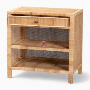 Modern Wicker Nightstand