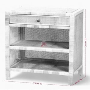 Modern Wicker Nightstand