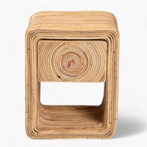 Rattan Cane Nightstand