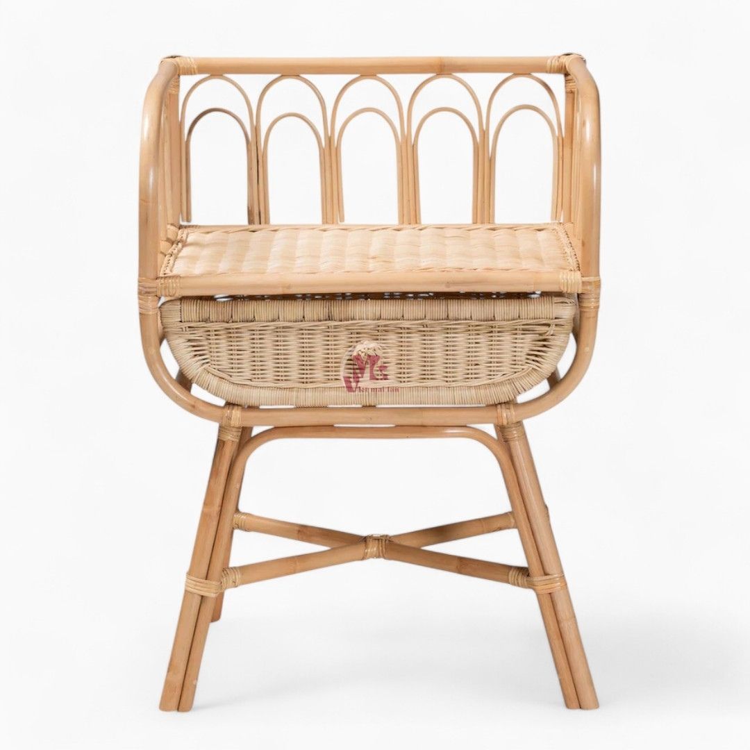 Natural Rattan Nightstand
