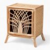 Vintage Rattan Nightstand
