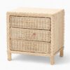 Boho Rattan Nightstand
