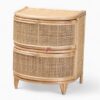 Wicker Rattan Nightstand