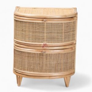 Wicker Rattan Nightstand